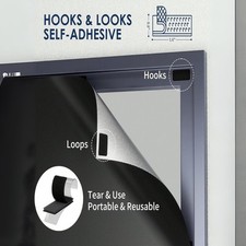 Blackout Blinds Stick On, 100%